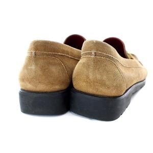 Salvatore Ferragamo ローファー スリッポン ガンチーニ スエード 8.5B 26.5cm 茶 ブラウン