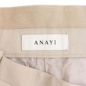 ANAYI 20AW ウール混ショートパンツ 36 ベージュ