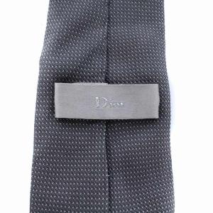 シルク総柄ネクタイ グレー（2022/02/04買取） - DIOR HOMME  