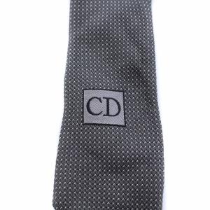 DIOR HOMME シルク総柄ネクタイ グレー