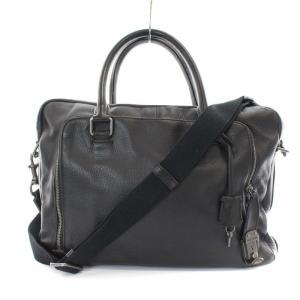 ブリーフケース ビジネスバッグ 2way レザー ブラック