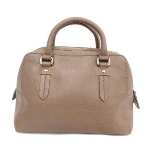 FURLA サフィアーノレザーミニボストンバッグ グレージュ