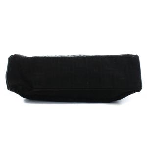 FENDI ズッカ柄 トートバッグ レザー ナイロン ブラック