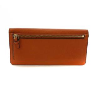 Chloe ジョージア 長財布 ダブルフラップ レザー ブラウン