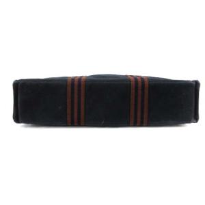 HERMES キャンバストートバッグ ブラック