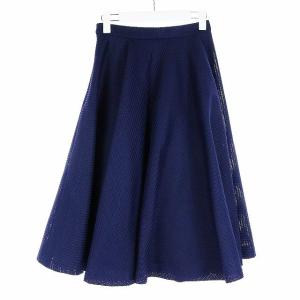 フレアスカート メッシュ 36 S ネイビー