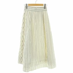 Diagram GRACE CONTINENTAL 7SS ストライプ フレアスカート ロング 36 S オフホワイト