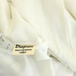 Diagram GRACE CONTINENTAL 7SS ストライプ フレアスカート ロング 36 S オフホワイト