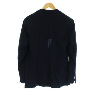 BLACK LABEL CRESTBRIDGE テーラードジャケット 金ボタン 背抜き ネイビー
