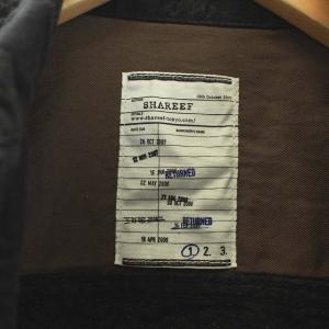 SHAREEF 総柄デニムジャケット 1 ブラック