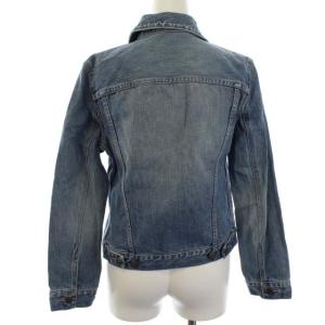 MARC JACOBS デニムジャケット Gジャン ステンカラージャケット 4 L ブルー インディゴ