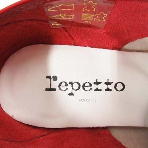 Repetto ジジ VX377V ZIZI パテントレザーレースアップシューズ 37 レッド