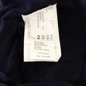 sacai 17SS カーディガン 長袖 異素材切替 チュール コットン 1 ネイビー