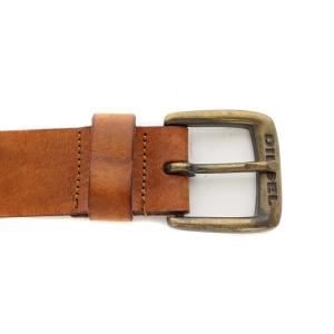 DIESEL ベルト レザー 牛革 32インチ 80cm ブラウン