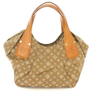 russet ナイロンロゴハンドバッグ ベージュ