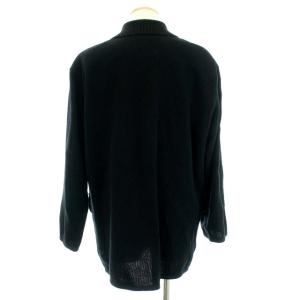 Dior Monsieur M カバーオール ニットジャケット リブ切替 M ブラック