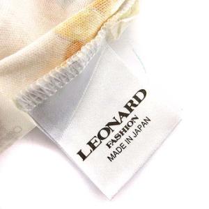 LEONARD 半袖花柄Tシャツ S ホワイト