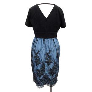 GRACE CONTINENTAL 半袖レースワンピース 36 ブラック