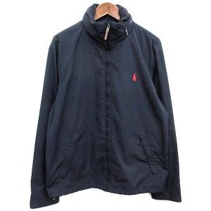 ナイロントラックジャケット M ネイビー