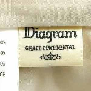 Diagram 17年 ひざ丈レース ワンピース イエロー