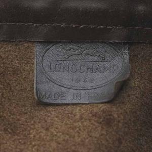 Longchamp トートバッグ レザー ブラウン