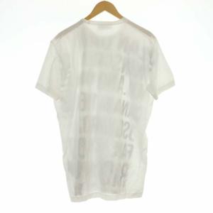 DSQUARED2 19SS イタリア製 プリント Tシャツ L ホワイト ブラック