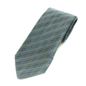 マルチストライプシルクネクタイ ブルー