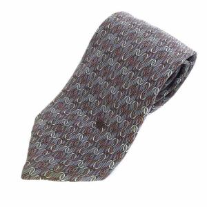 ネクタイ レギュラータイ 総柄 パープル