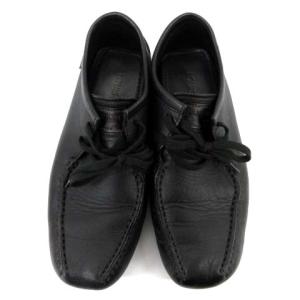 LOUIS VUITTON ドライビングシューズ レザー 5.5 ブラック