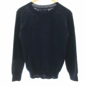 MHL. ニット セーター クルーネック ウール M ネイビー