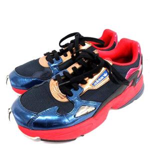 CG6632 FALCON スニーカー US9 ネイビー マルチカラー