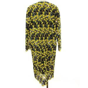 Diagram GRACE CONTINENTAL 2017年製 総レース花柄刺繍カーディガン 38 ブラック