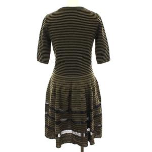 M MISSONI ワンピース ボーダー 40 カーキ