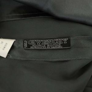 GIVENCHY ヴィンテージ シルクボウタイブラウス 12 グレー