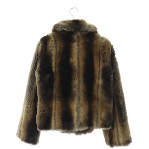 ANAYI ショートコート フェイクファー ブラウン