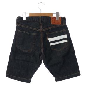 桃太郎ジーンズ MOMOTARO JEANS デニムショートパンツ W28 ブラック
