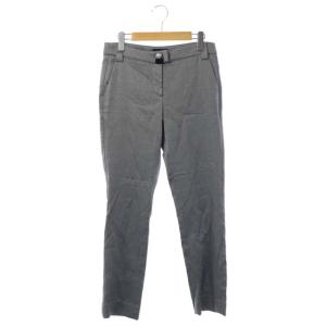 パンツ スラックス スリム 40 グレー