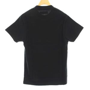 FACETASM Tシャツ カットソー プリント クルーネック 半袖 1 ブラック 