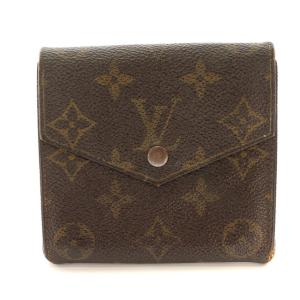 LOUIS VUITTON ポルトモネビエ カルトクレディ モノグラム 三つ折り財布 小銭入れ レザー ブラウン M61660