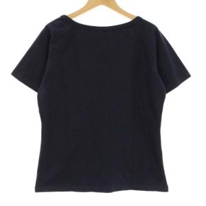 CELINE 半袖馬車プリントTシャツ ネイビー