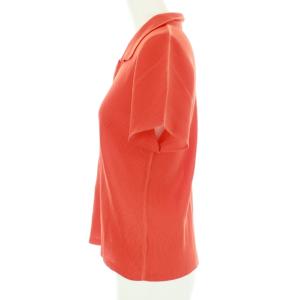 PLEATS PLEASE ISSEY MIYAKE イッセイミヤケ カットソー プリーツ 半袖 衿付き 3 レッド