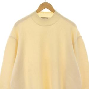 Maison Kitsuné ニット カシミヤ混 ウール ハイネック ホワイト