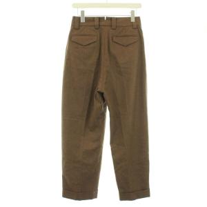 MARGARET HOWELL フォックスブラザーズ 20AW  FLANNEL トラウザーズパンツ ブラウン