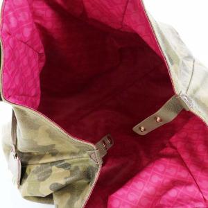 GHERARDINI トートバッグ ハンドバッグ 迷彩 カモフラ カーキ