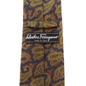 Salvatore Ferragamo ペイズリー柄シルクネクタイ マルチカラー
