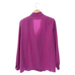 GIVENCHY GLAMOUR シフォンブラウス 15 ピンクパープル