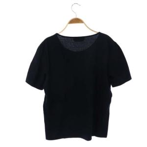 Salvatore Ferragamo ラインストーン半袖プルオーバーカットソー L ブラック