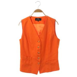 金ボタンベスト 46 オレンジ
