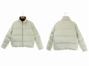 RALPH LAUREN SPORT ダウンジャケット リバーシブル ジップアップ スタンドカラー S/P ホワイト ブラック