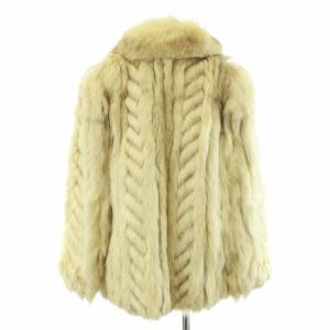 SAGA FOX フォックスファーハーフコート 11 アイボリー